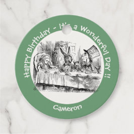 Alice in Wonderlandパーティー-不機嫌Hatter's Teaパーティー フェイバータグ