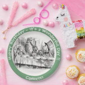 Alice in Wonderlandパーティー-不機嫌Hatter's Teaパーティー ペーパープレート (パーティー)