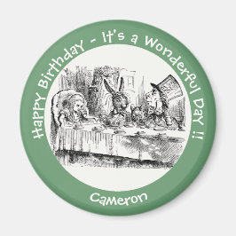 Alice in Wonderlandパーティー-不機嫌Hatter's Teaパーティー マグネット