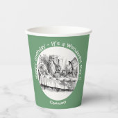 Alice in Wonderlandパーティー-不機嫌Hatter's Teaパーティー 紙コップ (正面)