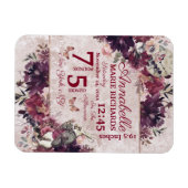 Alice in Wonderlandフローラカスタムベビー誕生状態 マグネット (横)