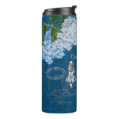 Alice in Wonderlandフローラブルーサーマルタンブラー タンブラー (回転左)