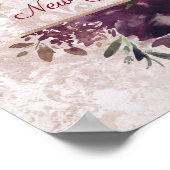 Alice in Wonderlandフローラベビー誕生統計 ポスター (角)