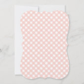 Alice in Wonderlandブライダルシャワー招待ピンク 招待状 (裏面)