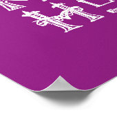 Alice In Wonderlandプリント – ここにすべての不機嫌! ポスター (角)