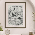 Alice In Wonderlandポスター ポスター<br><div class="desc">Alice In Wonderland Poster - Aliceの魅力とキャラクターに満ちたヴィンテージのイメージは、WonderlandのキャタピラであるAbsolemと話すAliceのヴィンテージは、あなたの生活宇宙や楽しい領域に完璧な装飾touchを追加する。自分の場に雰囲気を出し、自分の場疑問に思所に置いてお気に入りのはいけ読ないか。また、この多くの愛するクラシックに精通している特別な誰かのための非常に思慮深くオリジナルの贈り物アイディア。この写真は本の引用文を特集している: – あなたは誰であるか。私はほとんどサーを知らない。私は今朝から何度も変わった。</div>