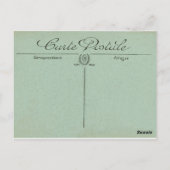 Alice in Wonderlandヴィンテージうさぎ葉書 ポストカード (裏面)