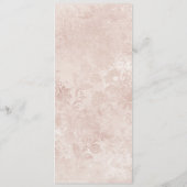 Alice in Wonderlandヴィンテージエレガントフローラディナー メニュー (裏面)