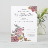 Alice In Wonderlandヴィンテージシックなストーリーブックズ結婚ズ 招待状 (スタンド正面)