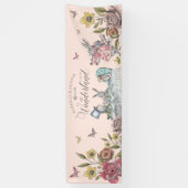 Alice In Wonderlandヴィンテージシックなストーリーブックズ結婚ズ 横断幕 (縦)