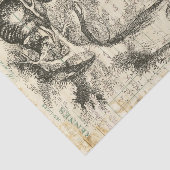 Alice in Wonderlandヴィンテージチェシャ猫デクページ 薄葉紙 (詳細)