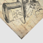 Alice in Wonderlandヴィンテージ不機嫌Hatter Decompage 薄葉紙 (詳細)