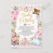 Alice in Wonderland不機嫌茶パーティー本ベビー エンクロージャーカード (正面)