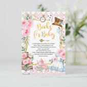 Alice in Wonderland不機嫌茶パーティー本ベビー エンクロージャーカード (スタンド正面)