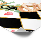 Alice in Wonderland不機嫌Hatter赤ちゃんシャワーへようこそ ポスター (角)