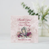 Alice in Wonderland不機嫌Hatter Teaパーティーありがとう サンキューカード (スタンド正面)