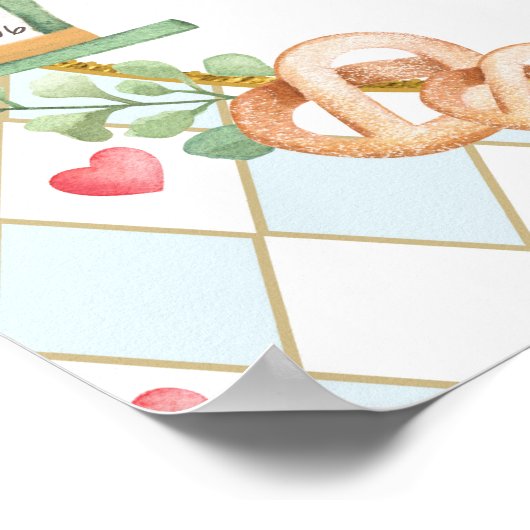 Alice in Wonderland不機嫌Hatter Teaパーティーへようこそ ポスター (角)