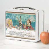 Alice in Wonderland不機嫌Hatters Teaパーティー メタルランチボックス (インサイチュ)