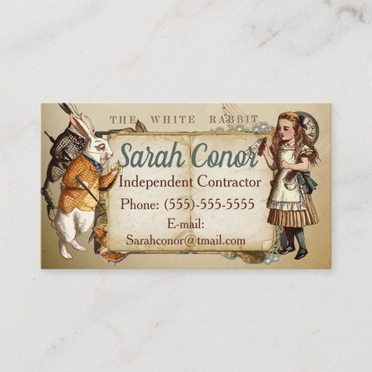 Alice In Wonderland名刺 名刺 (正面)