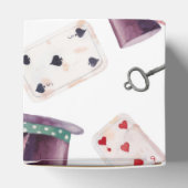 Alice in Wonderland水彩手絵を描兎 フェイバーボックス (上部)