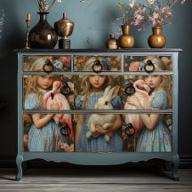 Alice in Wonderland白うさぎフラミンゴ