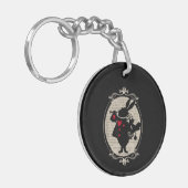 Alice In Wonderland白うさぎヴィンテージ キーホルダー (正面左)