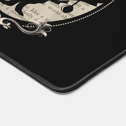 Alice In Wonderland白うさぎヴィンテージ デスクマット (コーナー)