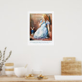 Alice in Wonderland白うさぎ穴プリントポスター ポスター (キッチン)