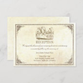 Alice in Wonderland結婚披露宴カード エンクロージャーカード (正面/裏面)