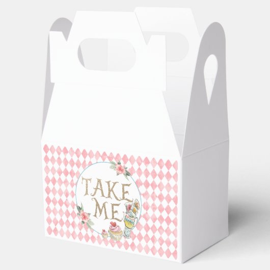 Alice in Wonderland誕生日お願い箱に連れて行って フェイバーボックス (オープン)