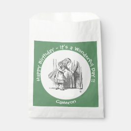 Alice in Wonderland誕生日またはその他のパーティーイベント フェイバーバッグ