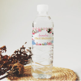 Alice in Wonderland誕生日ウォーターボトルラベル ペットボトルラベル