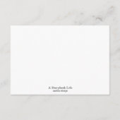 Alice in Wonderland誕生日ギフトエンクロージャカード エンクロージャーカード (裏面)