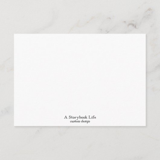 Alice in Wonderland誕生日ギフトエンクロージャカード エンクロージャーカード (裏面)