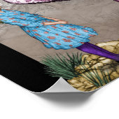 Alice in Wonderland -アドバイスfrom a Caterpillar ポスター (角)