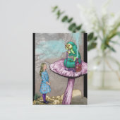 Alice in Wonderland -アドバイスfrom a Caterpillar ポストカード (スタンド正面)