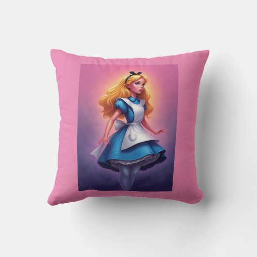 alice in wonderland  クッション (裏面)