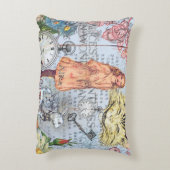 Alice in Wonderland クラシックCheshire Rabbit Alice アクセントクッション (裏面(縦))