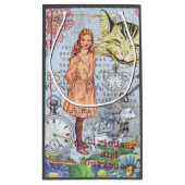 Alice in Wonderland クラシックCheshire Rabbit Alice スモールペーパーバッグ (裏面)