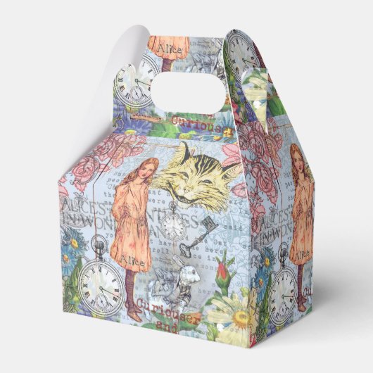 Alice in Wonderland クラシックCheshire Rabbit Alice フェイバーボックス (正面サイド)