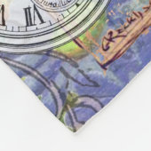 Alice in Wonderland クラシックCheshire Rabbit Alice フリースブランケット (角)