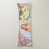 Alice in Wonderland クラシックCheshire Rabbit Alice ボディピロー (裏面 (縦))