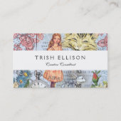 Alice in Wonderland クラシックCheshire Rabbit Alice 名刺 (正面)