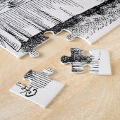 Alice in Wonderland – ザ不機嫌Hatter's Teaパーティー ジグソーパズル (側面)