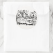 Alice in Wonderland – ザ不機嫌Hatter's Teaパーティー ラウンドシール (バッグ)