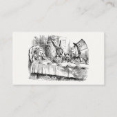 Alice in Wonderland – ザ不機嫌Hatter's Teaパーティー 名刺 (裏面)