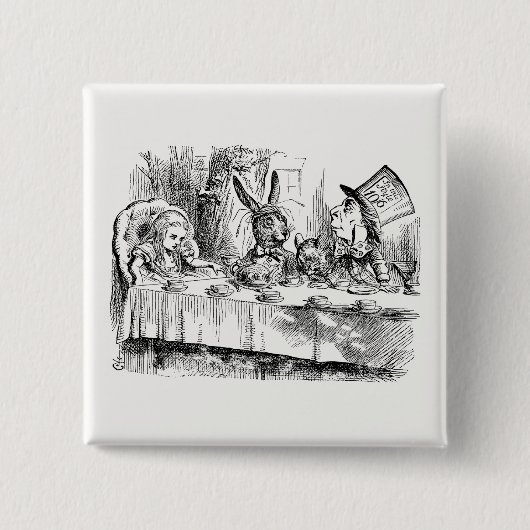 Alice in Wonderland – ザ不機嫌Hatter's Teaパーティー 缶バッジ (正面)