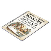 Alice In Wonderland – ティーパーティー – ボンカーズ引用文 ノートブック (左側)