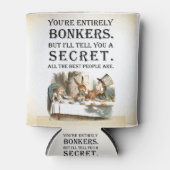 Alice In Wonderland – ティーパーティー – ボンカーズ引用文 缶クーラー (正面)