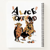 ALICE IN WONDERLAND ノートブック (裏面)